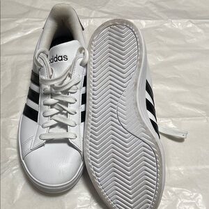 Adidas Men's Classic White and Black Sneakers